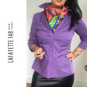 Purple Long Sleeve Blouse from Lafayette